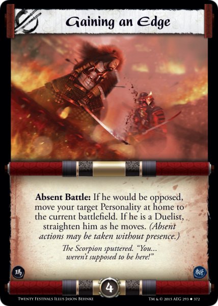 Gaining an Edge FOIL